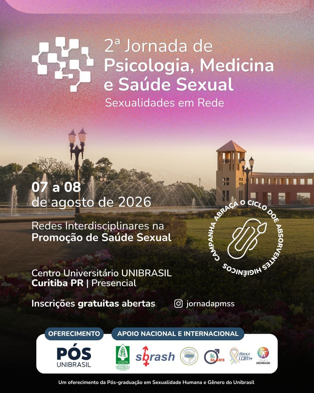 2ª Jornada de Psicologia, Medicina e Saúde Sexual